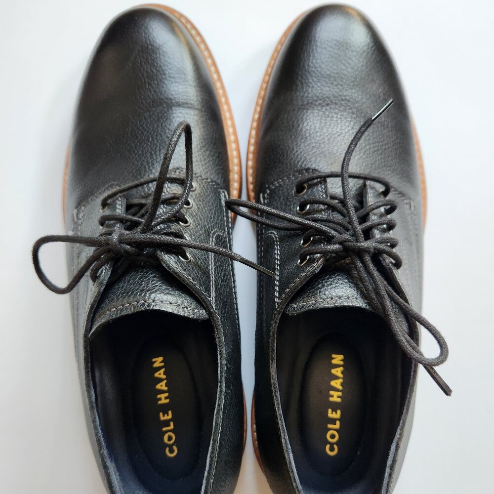 Cole Haan Frankland Dress Shoes Men's Size 8 M Oxford Black Style C30677